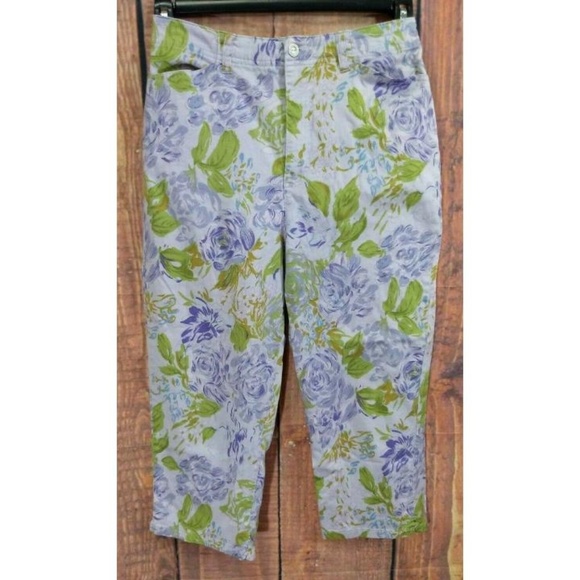 gloria vanderbilt violet capris